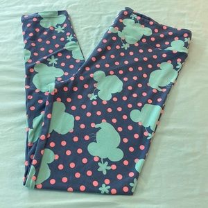 Minnie Mouse head leggings